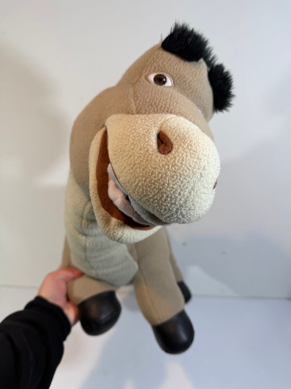 Shrek 2 LARGE CUDDLE PILLOW DONKEY 21" Plush Stuffed Animal 2004 Vintage New